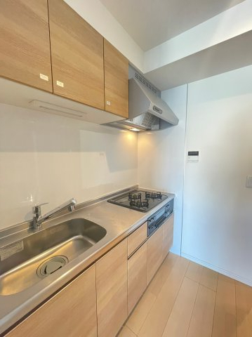 キッチン　コンパクトなキッチンで掃除もラクラク