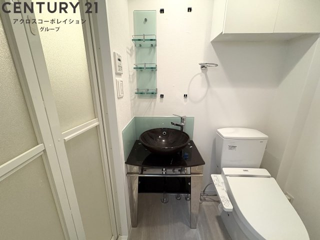 洗面設備　収納スペースもある洗面台付き☆