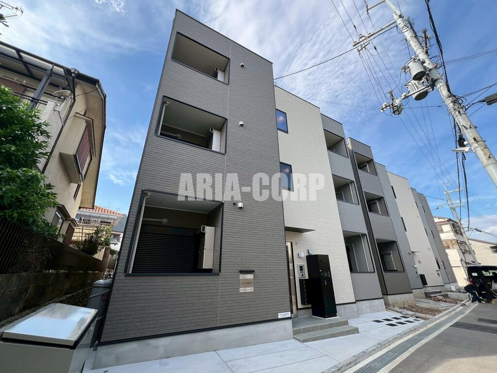 建物外観　2025年完成、大手ハウスメーカー施工デザイナーズアパート！