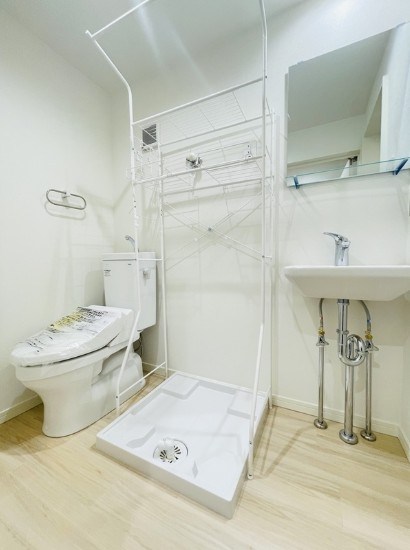 洗面設備　室内洗濯機置場