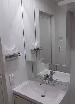 洗面設備　別タイプ部屋　参考写真です