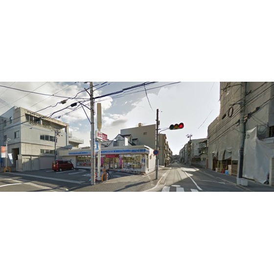 コンビニ　ローソン広島東白島店（コンビニ）まで186m