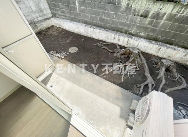 バルコニー　広々としたバルコニーです