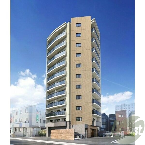 建物外観　中央区北１「ＴＨＥＳＥＲＡＭＭＡＲＵＹＡＭＡ」完成予想パース