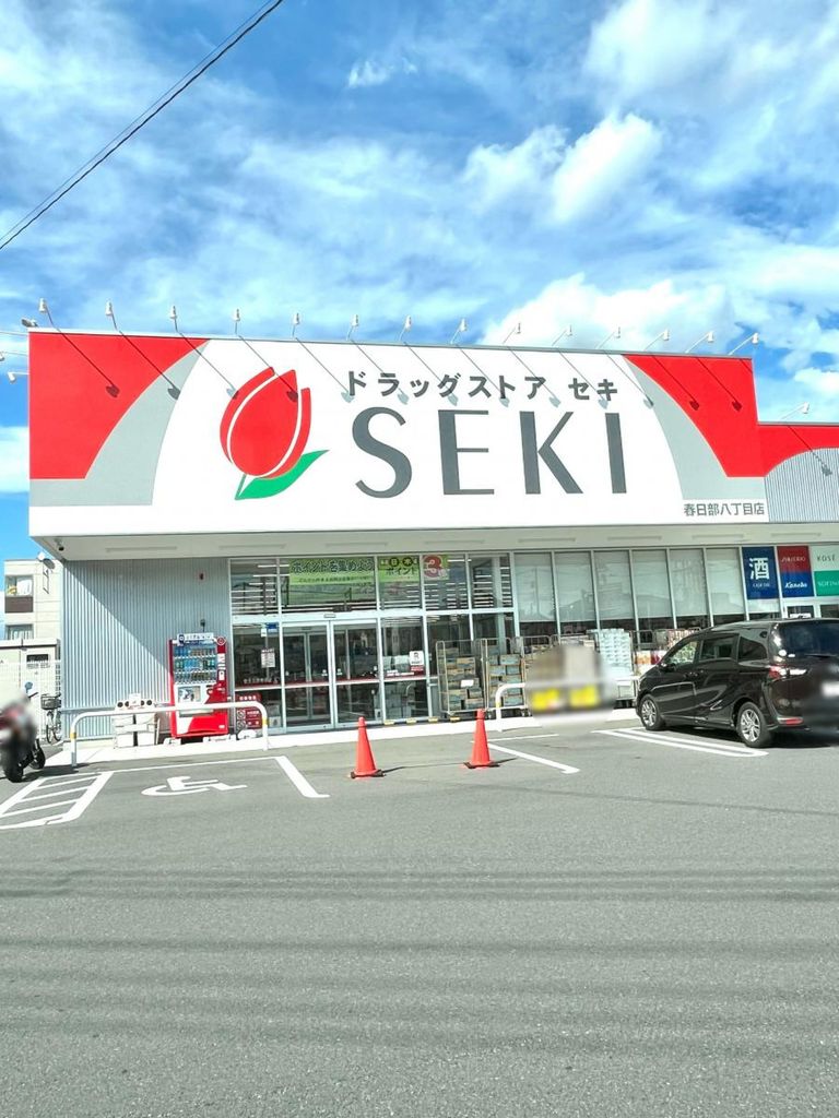 ドラックストア　ドラッグストアセキ春日部八丁目店（ドラッグストア）まで500m
