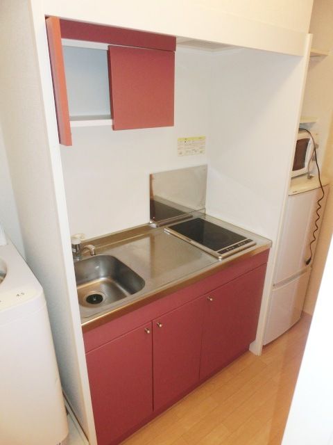 キッチン　２口ＩＨコンロ付き