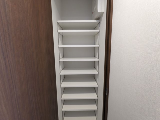 収納　たっぷりとした収納スペースです