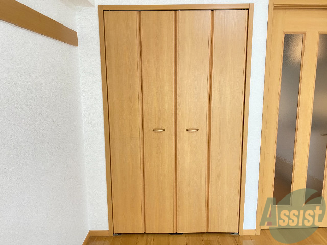 収納　こちらがお部屋の収納です。あると助かりますね。