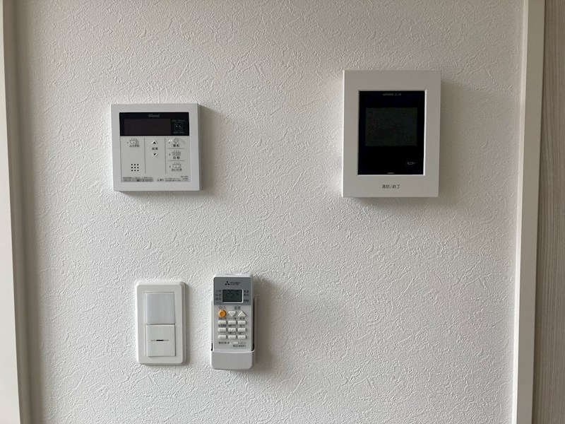 セキュリティ　モニタ付きインターフォン完備