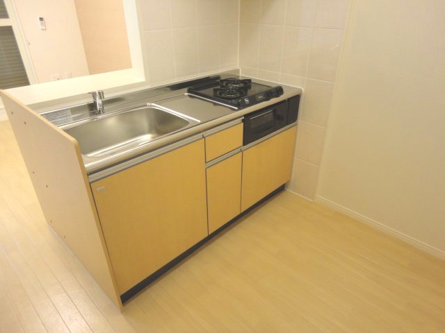 キッチン　２口コンロ カウンターキッチン