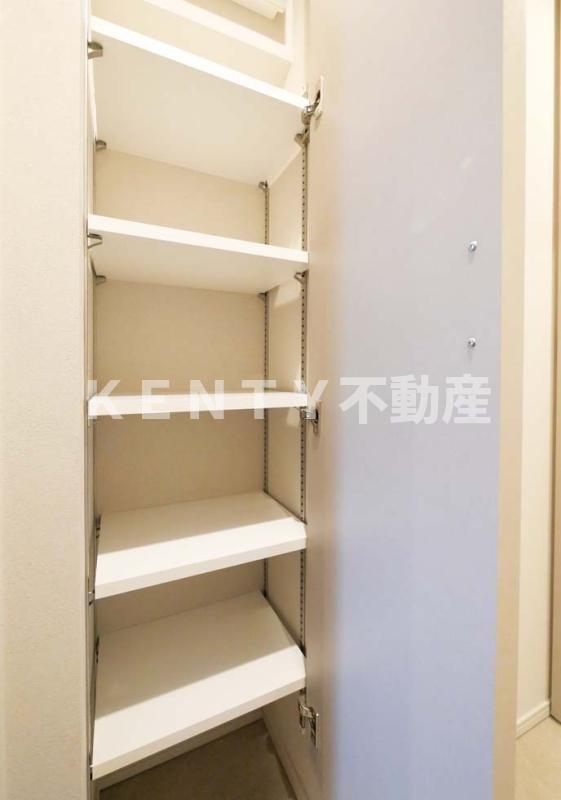 収納　ちょっとした収納スペースも充実しています