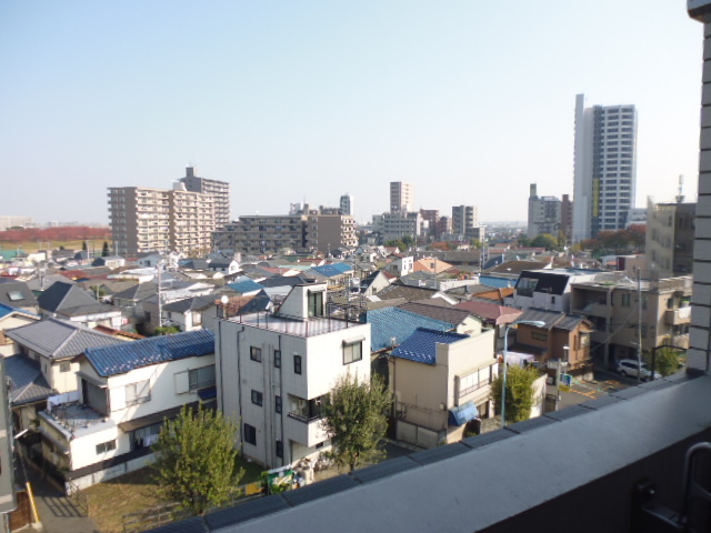 眺望　バルコニーからの景色です！