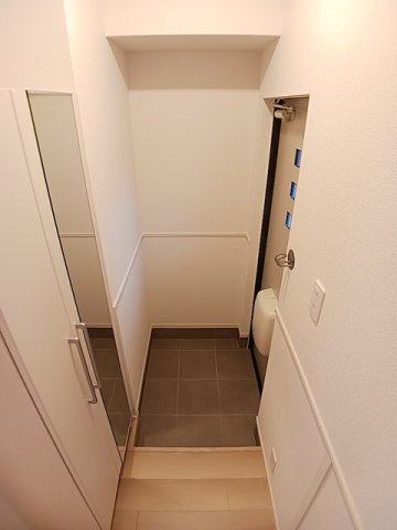 玄関　明るい玄関です
