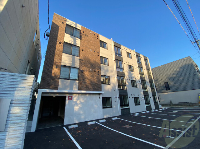 建物外観　札幌市豊平区４条１１丁目「ｐａｔｉｏ豊平公園」