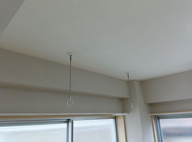 その他設備　室内物干し