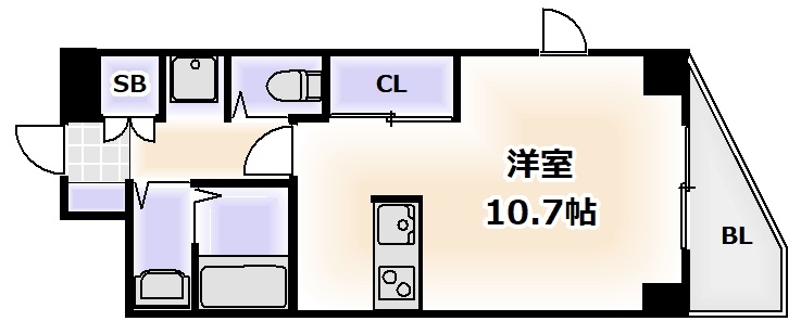 CITY SPIRE上町台の間取り写真