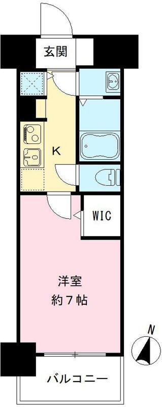 HRフロントリーガル難波WESTの間取り写真