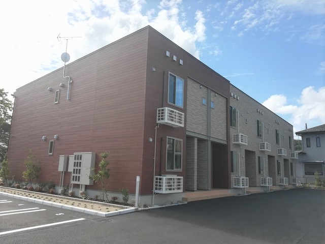 建物外観　ネット無料＆防犯カメラも搭載！