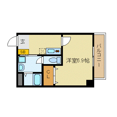IF柴島の間取り写真