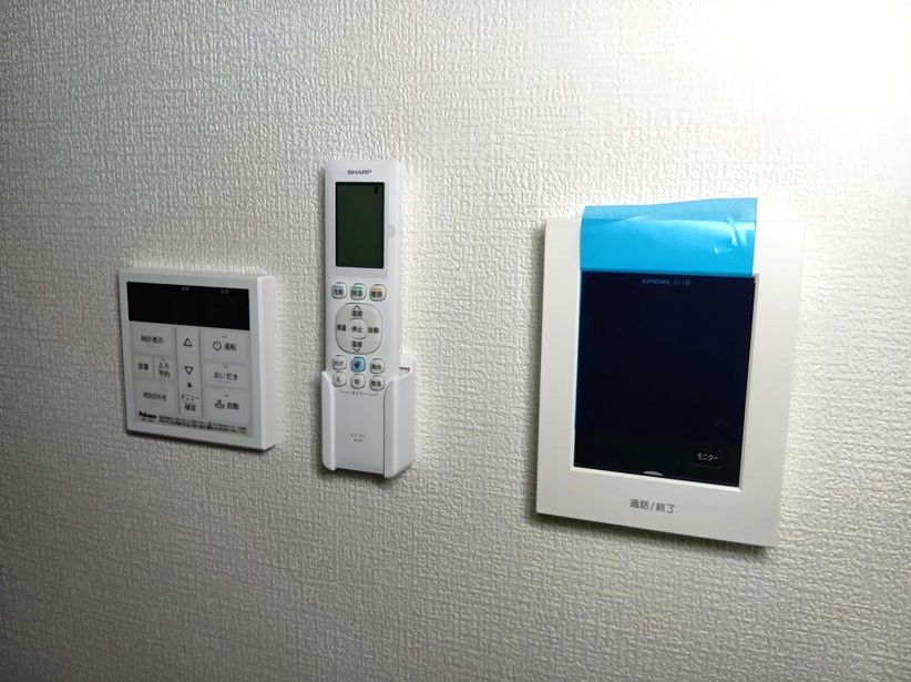 セキュリティ　モニター付きインターホン