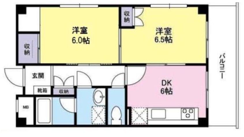 ルート立川の間取り写真