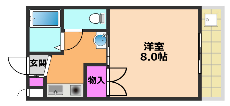 シャルル高槻の間取り写真