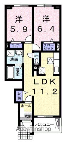 ＪＲ東海道本線 菊川駅 徒歩221分 2階建 築18年の間取り写真