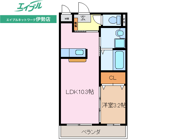 La mia casaの間取り写真