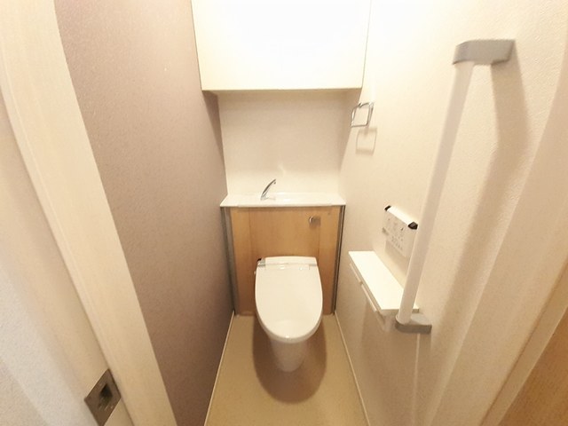 京阪宇治線 観月橋駅 徒歩16分 3階建 築3年のトイレ写真