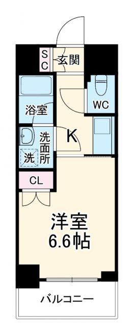 アスヴェル江戸堀の間取り写真