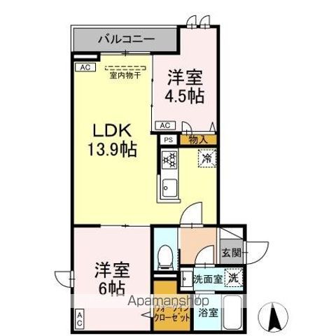 足立区六町2丁目PJIIの間取り写真