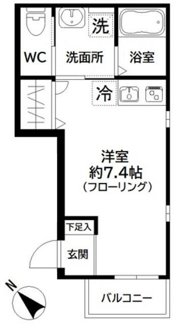 都営三田線 西巣鴨駅 徒歩2分 3階建 築8年の間取り写真
