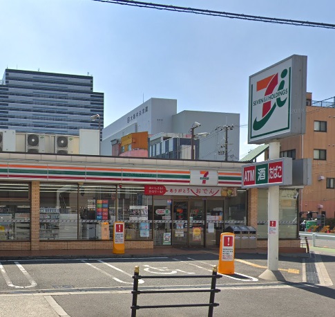 コンビニ　セブンイレブン 大阪中央卸売市場西口店（コンビニ）まで263m