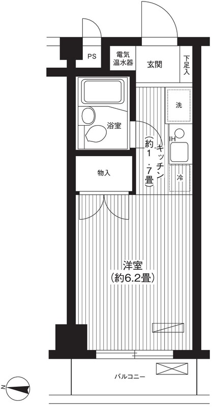 ピエールシークルの間取り写真