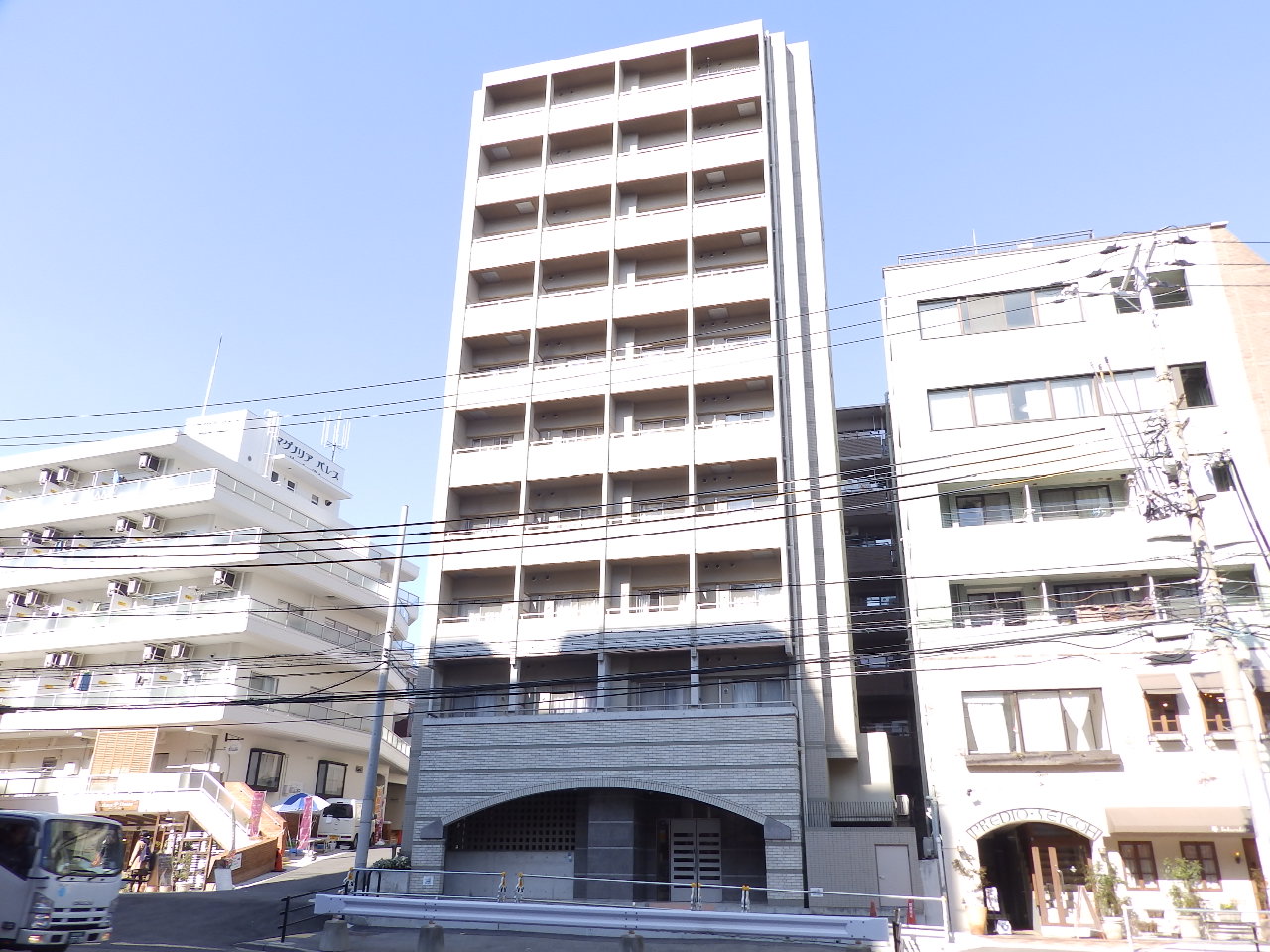 建物外観　駅近の分譲貸マンションです