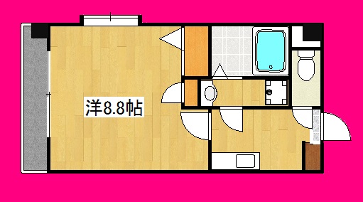 鹿児島市鷹師のマンションの間取り