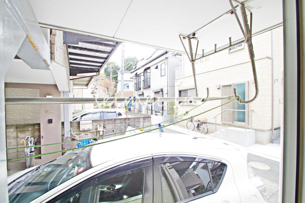 眺望　室内物干し場