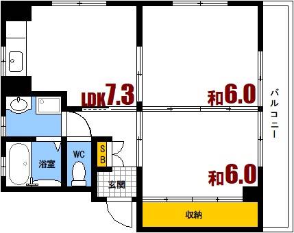 青木ビルIIの間取り