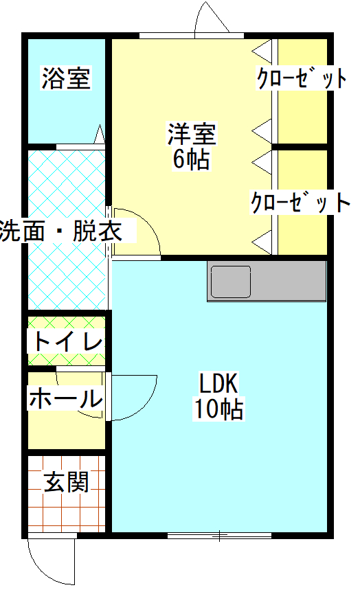 青山荘A棟の間取り