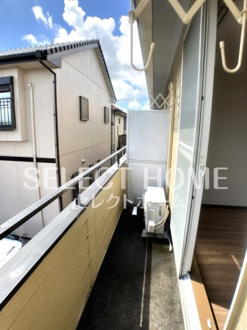 バルコニー　バルコニーがあります