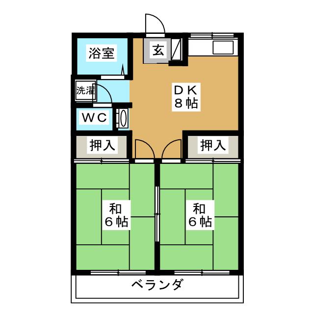 マンション高橋の間取り