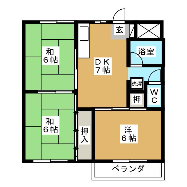 八事中央ビルの間取り