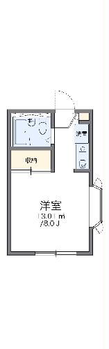 レオパレスジョイフルＭの間取り