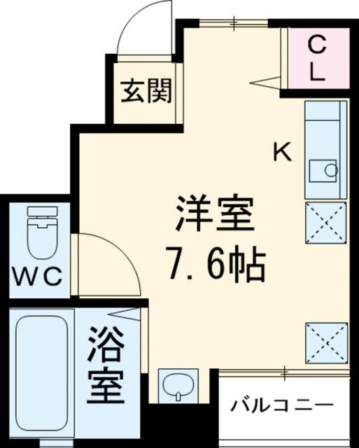 千葉県松戸市常盤平１（アパート）の賃貸物件の間取り