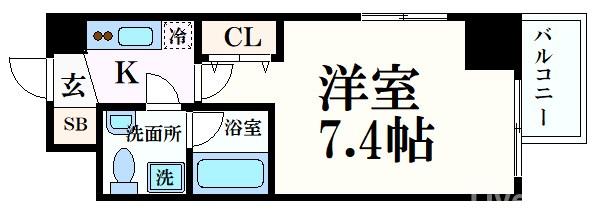 SEST北浜の間取り