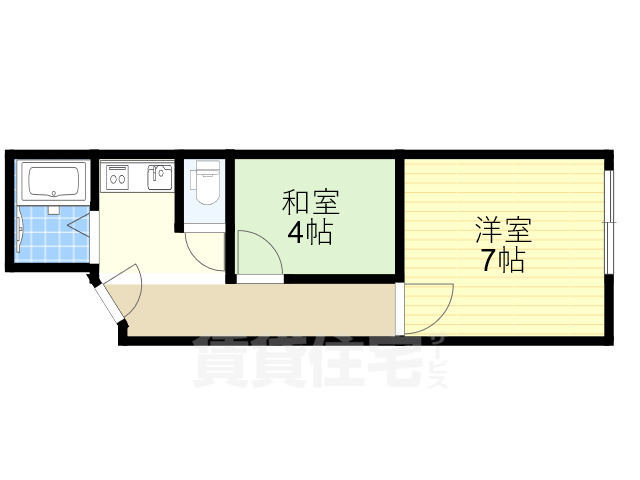 盛龍ハイツの間取り