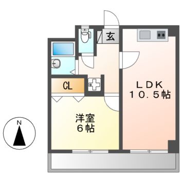 Blois亀城の間取り