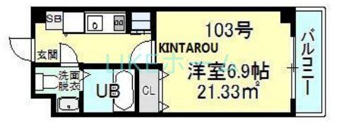 【船橋市東中山のマンションの間取り】