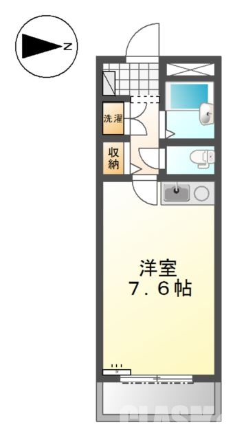 クローバーハイツの間取り