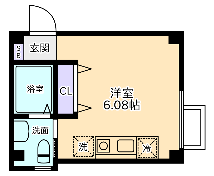 クレスト港北の間取り写真